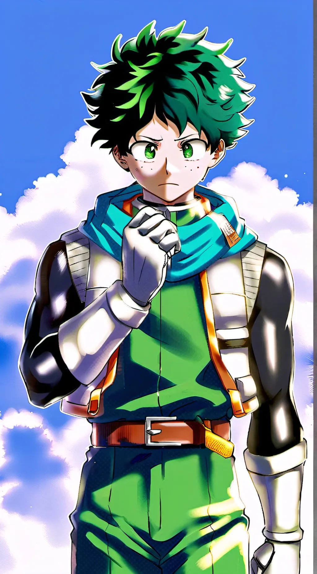 ai character: Twin of deku! background