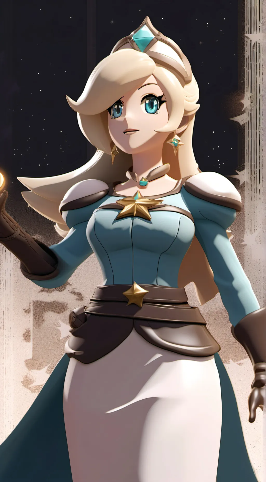 ai character: rosalina  background