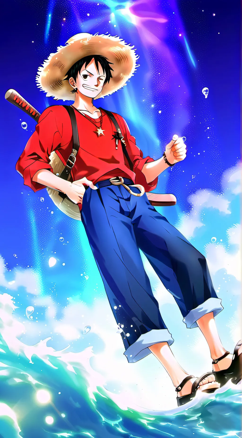 ai character: Robin's bath background