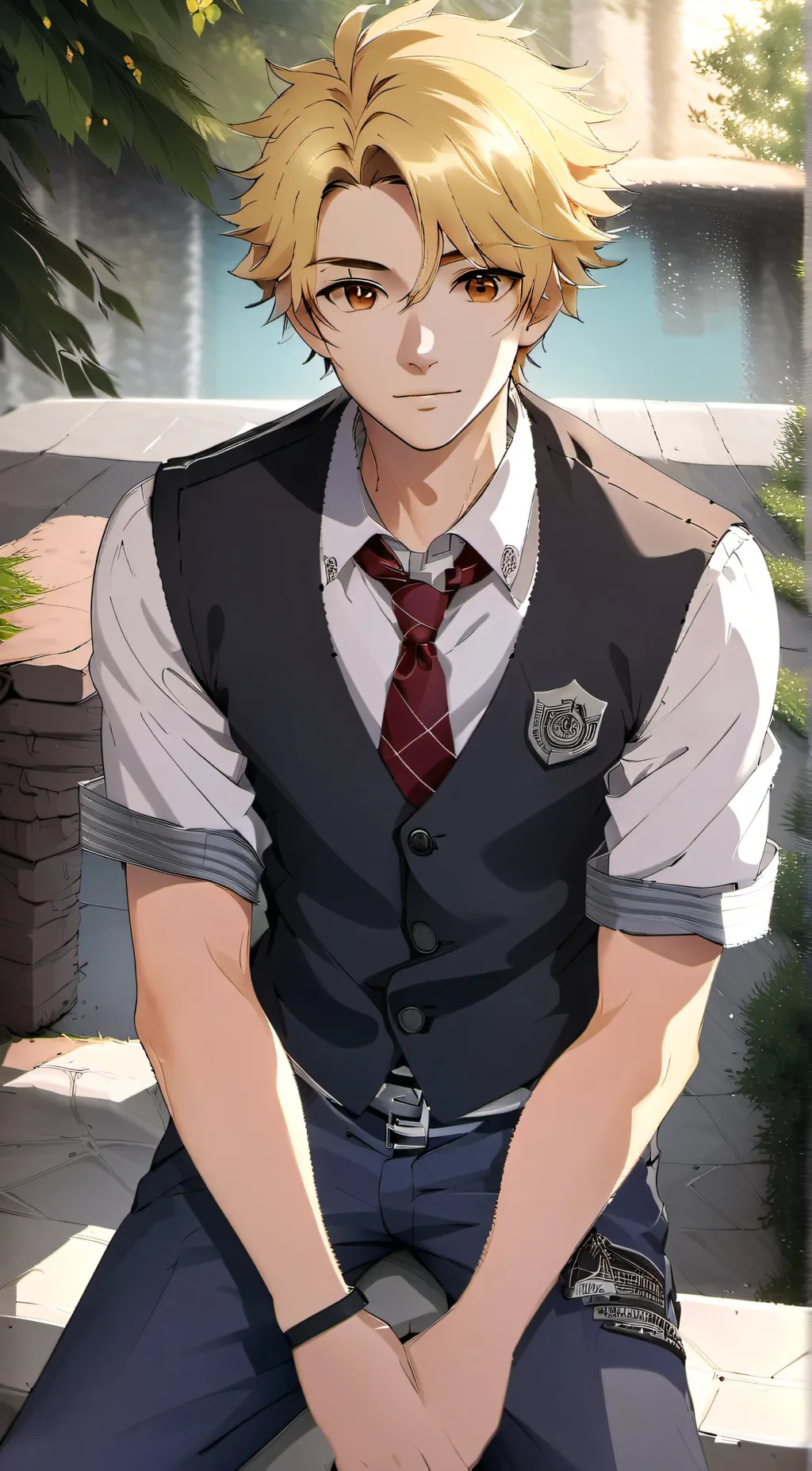 ai character: Damian background