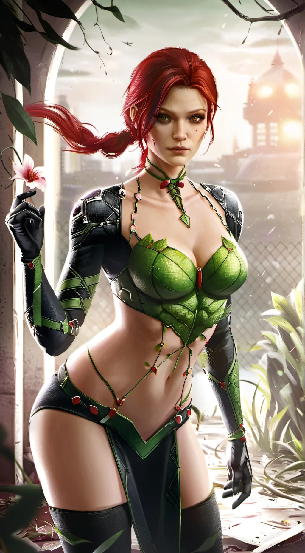 ai character: Poison Ivy background