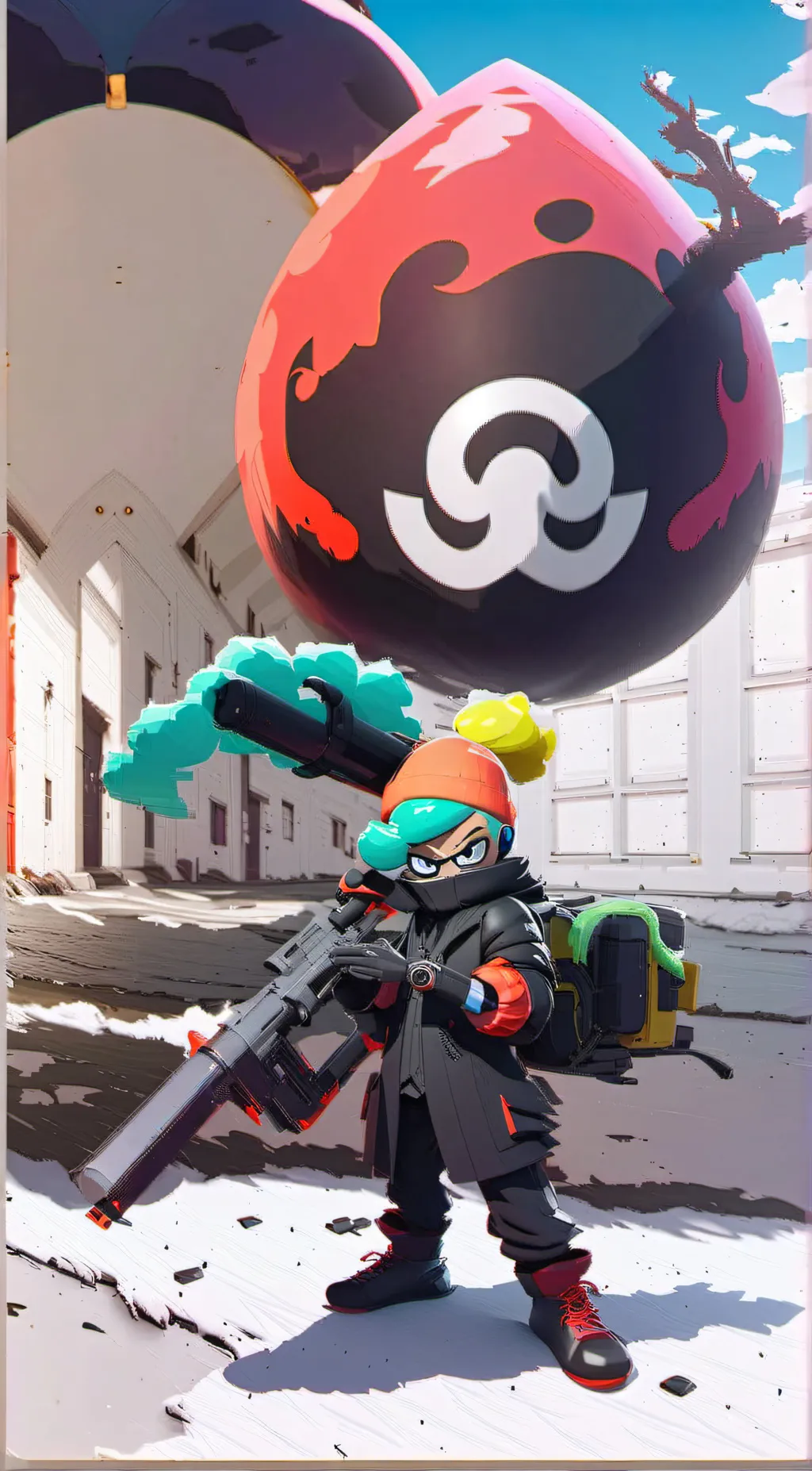 ai character: A familiar inkling background