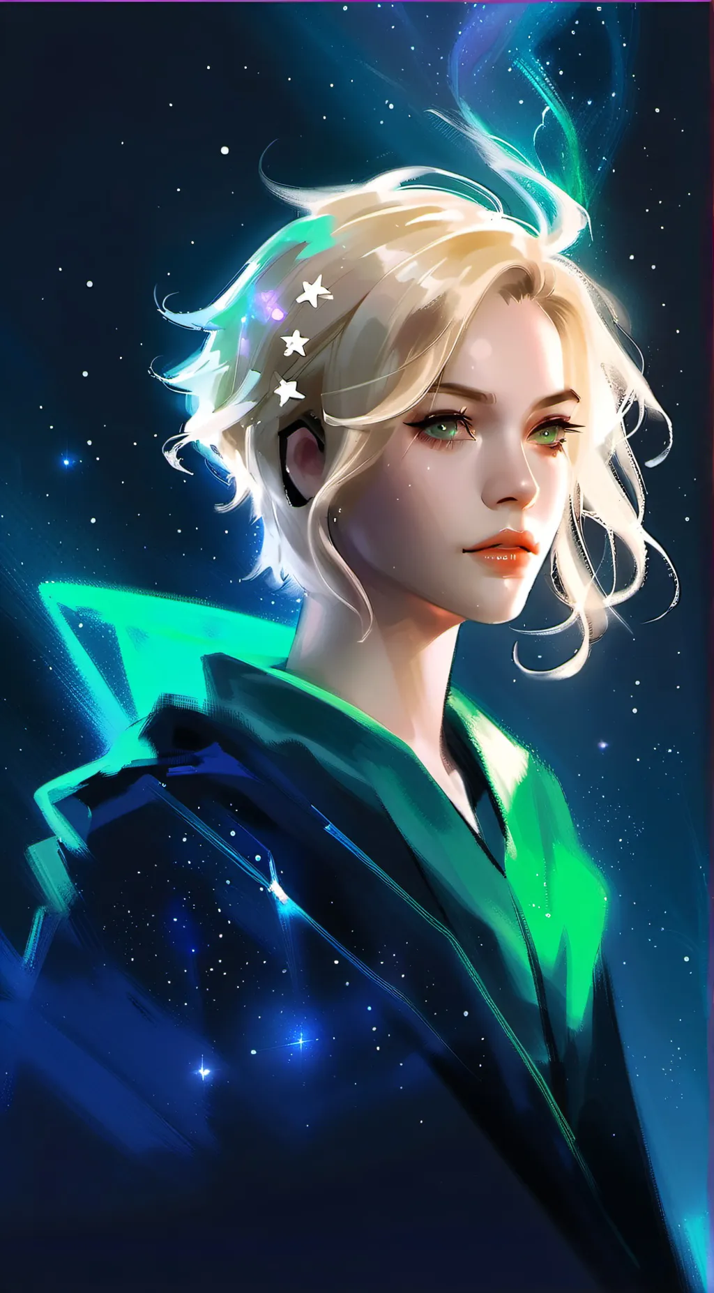 ai character: Heather  background