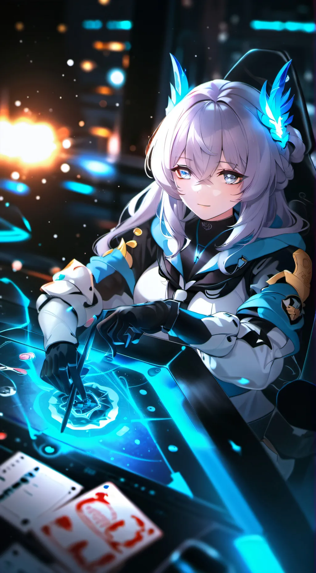 ai character: Aria background