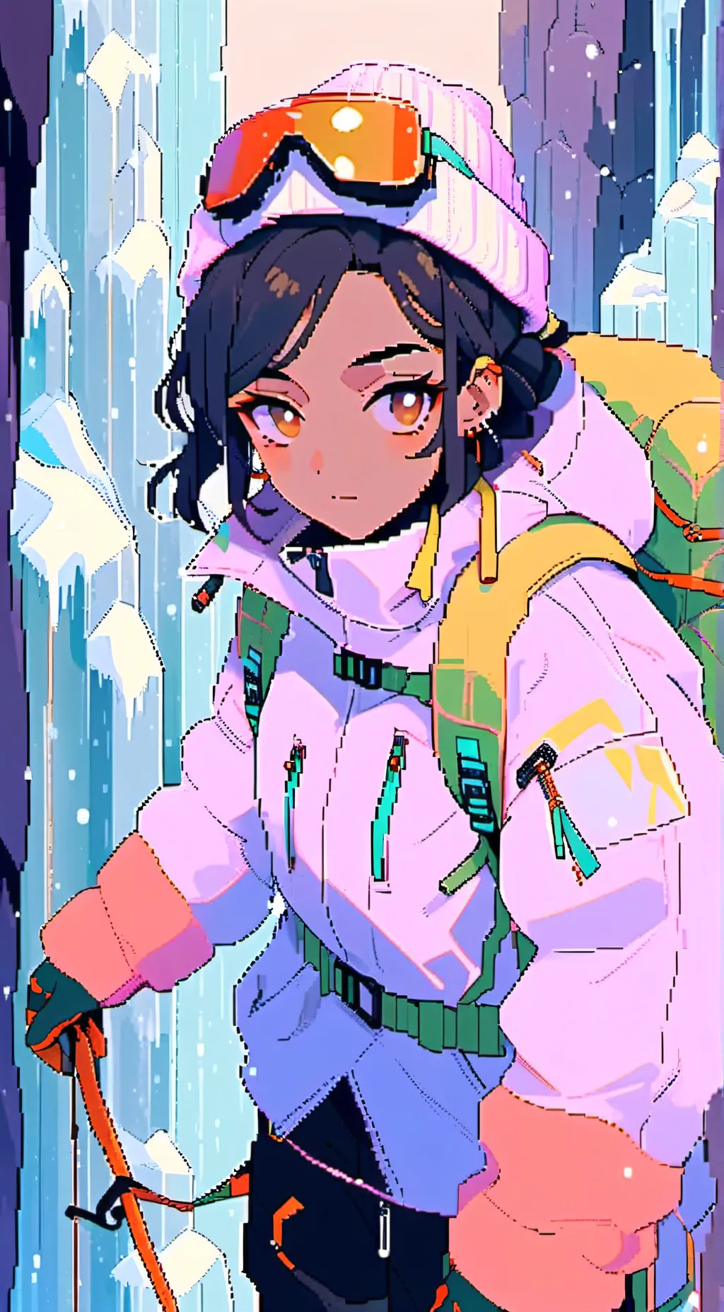 ai character: Alexa woods  background