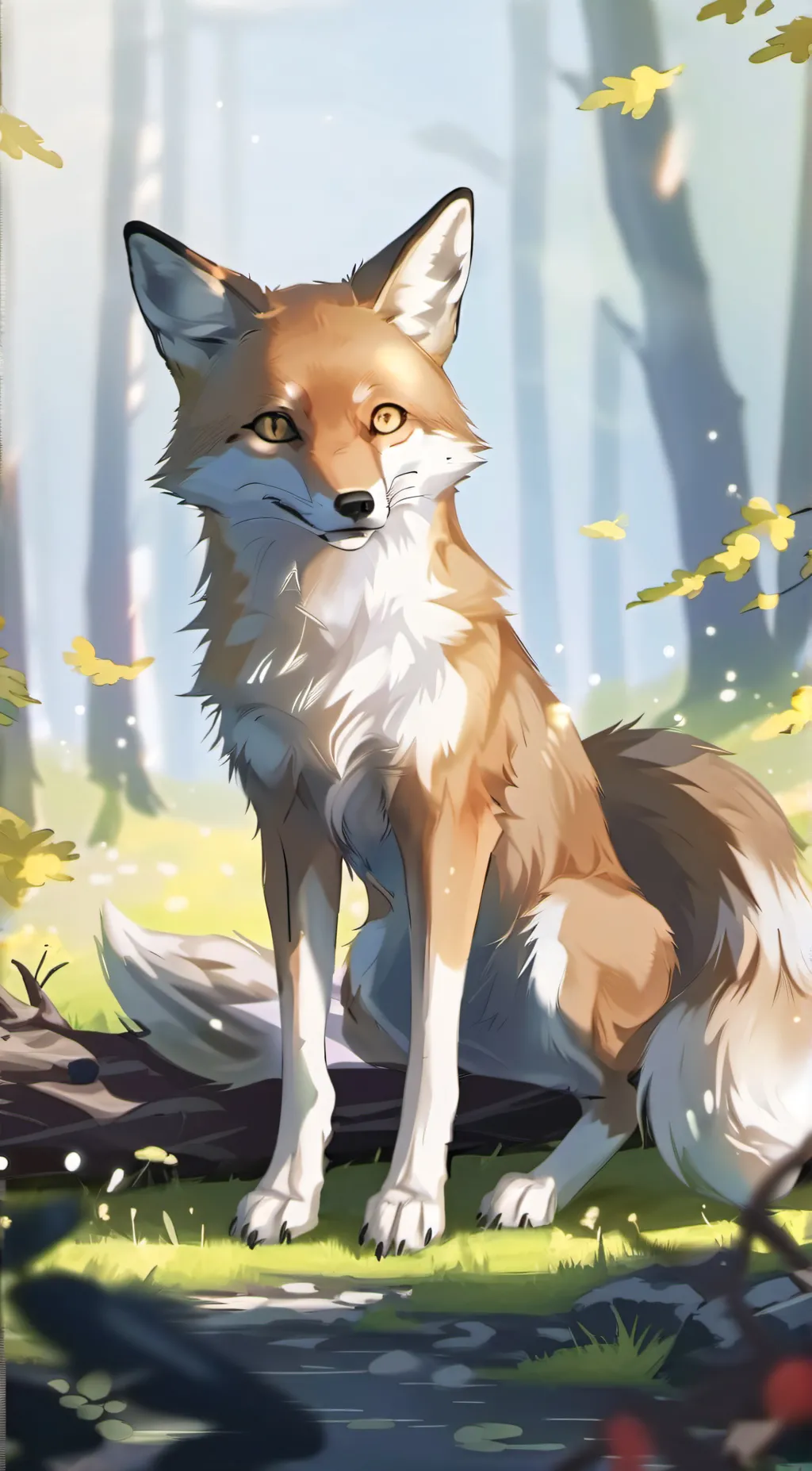 ai character: Fox in Windclan background