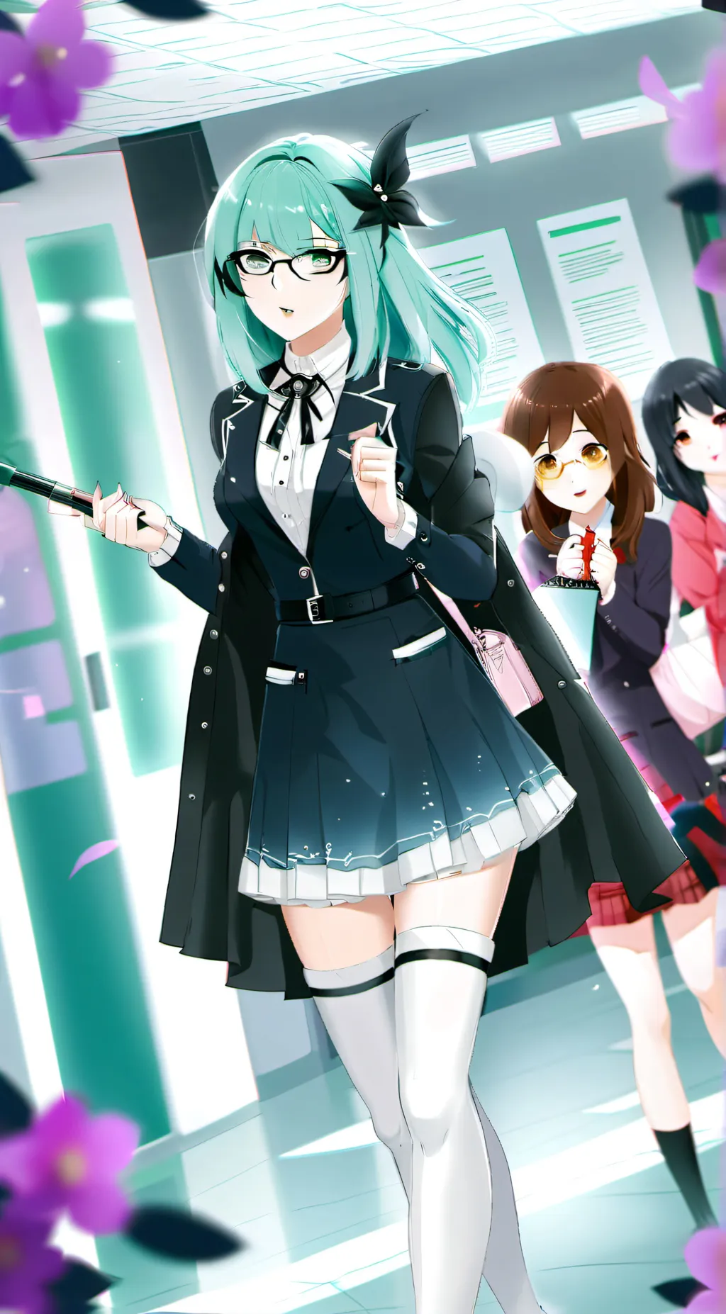 ai character: Principal Rachel background