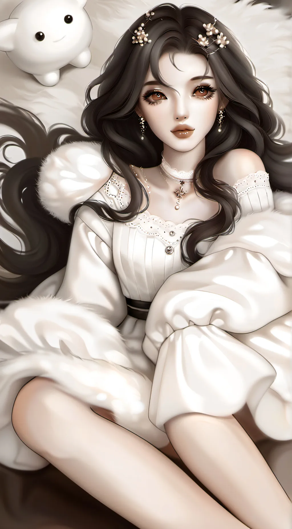 ai character: ' • CRYSTAL • ' background