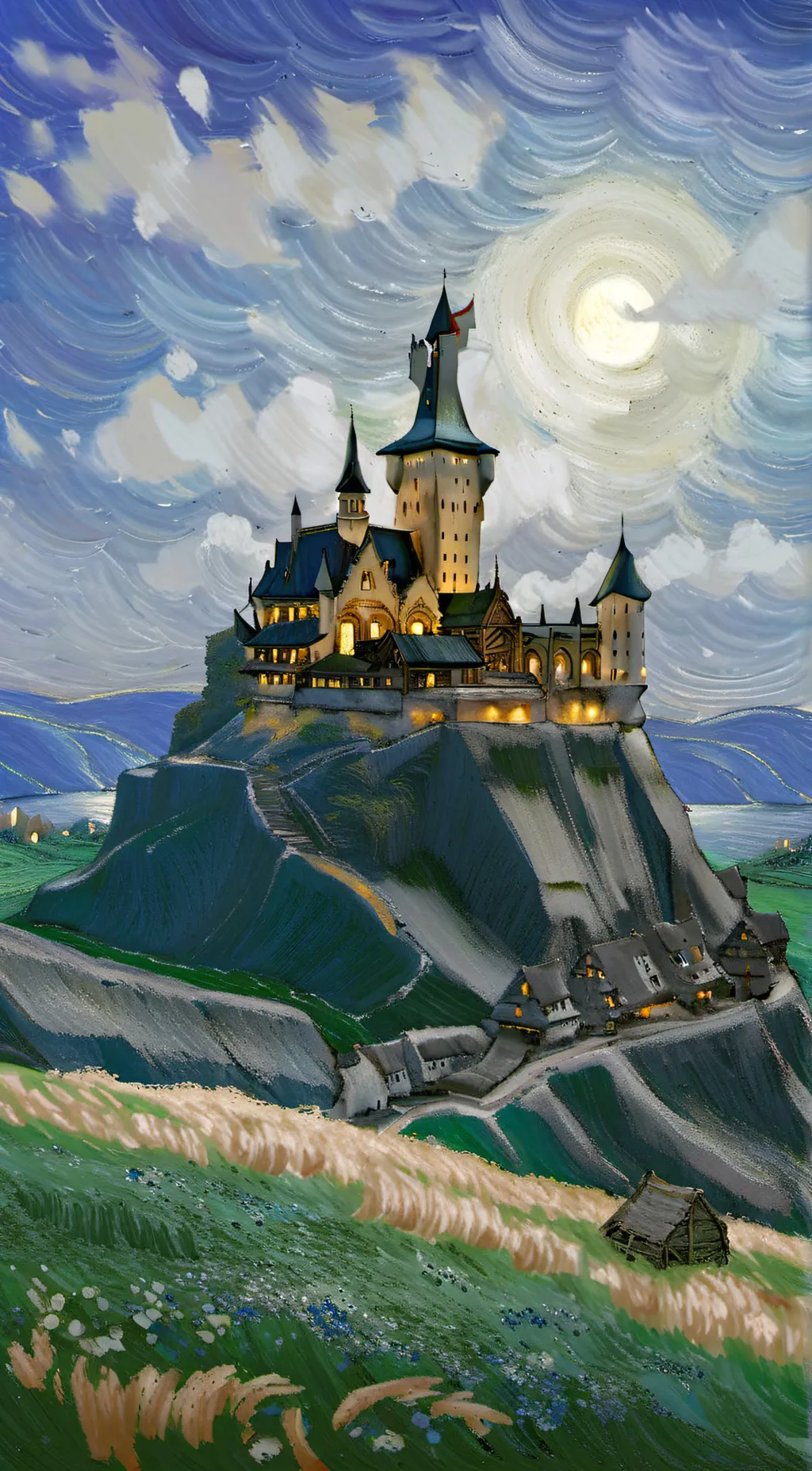 ai character: - hogwarts - background