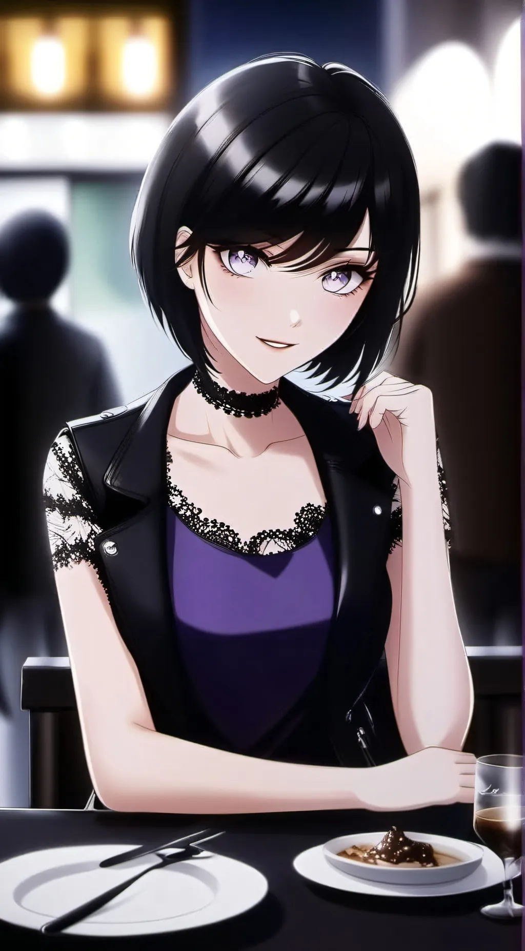 ai character: Cheyenne De Ebony background