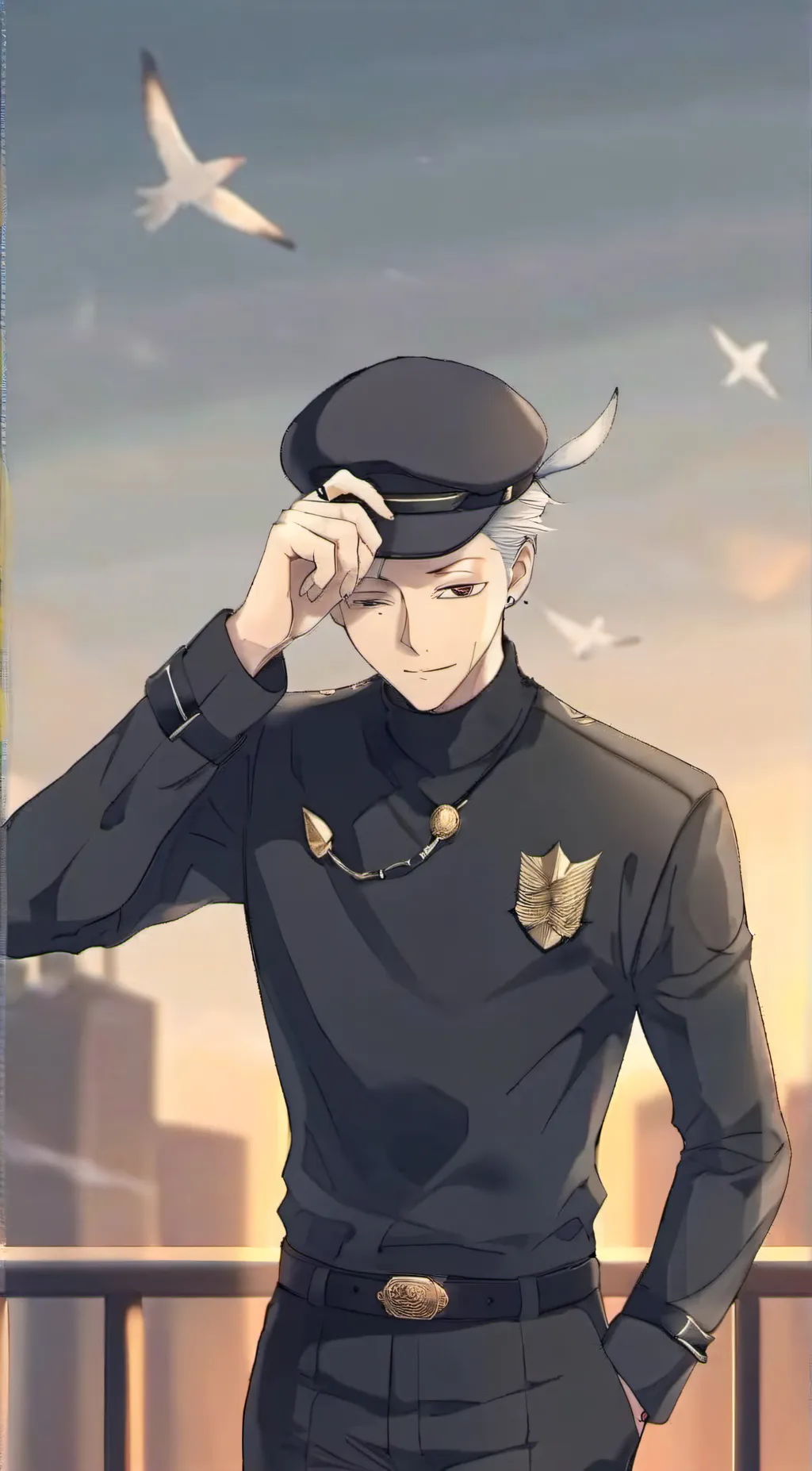 ai character: Babysitter Kakashi background