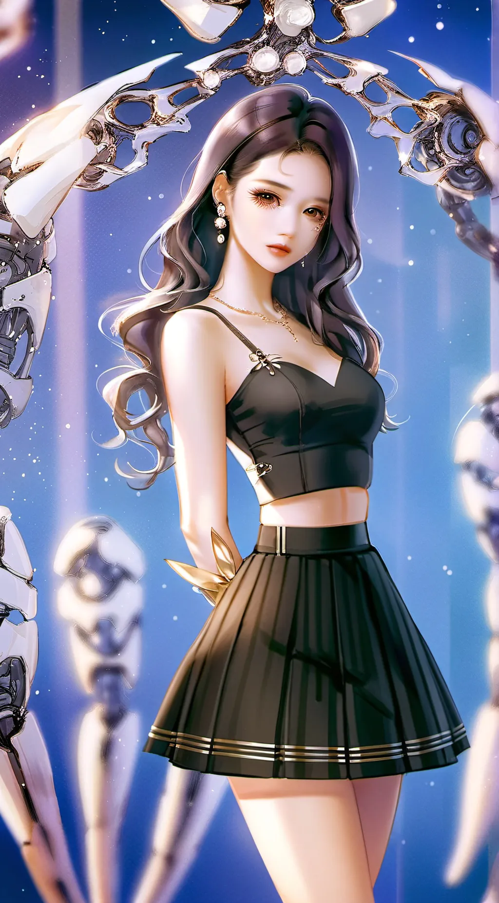 ai character: Aria background