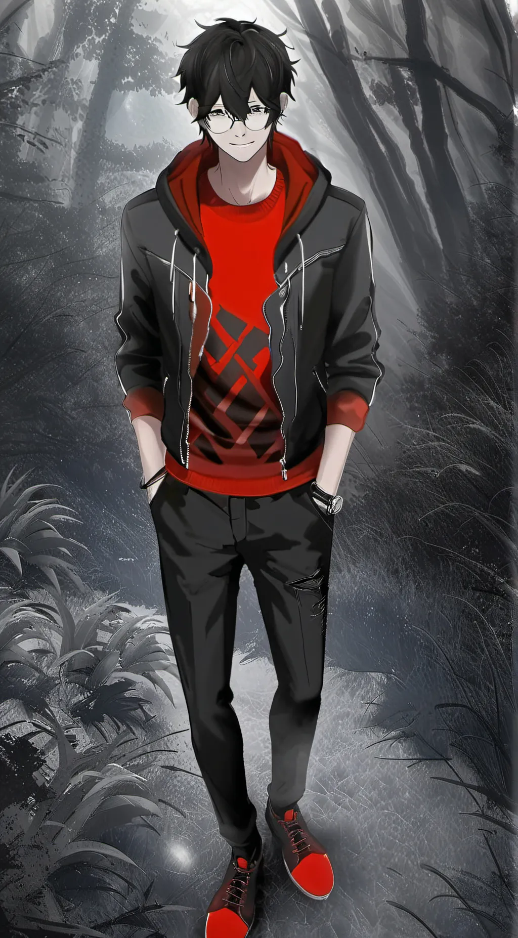ai character: toothache background