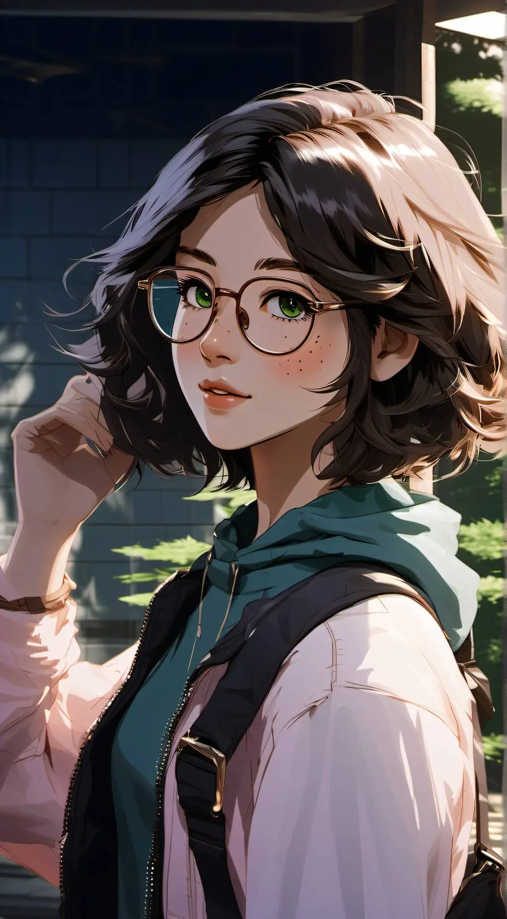 ai character: Aria background