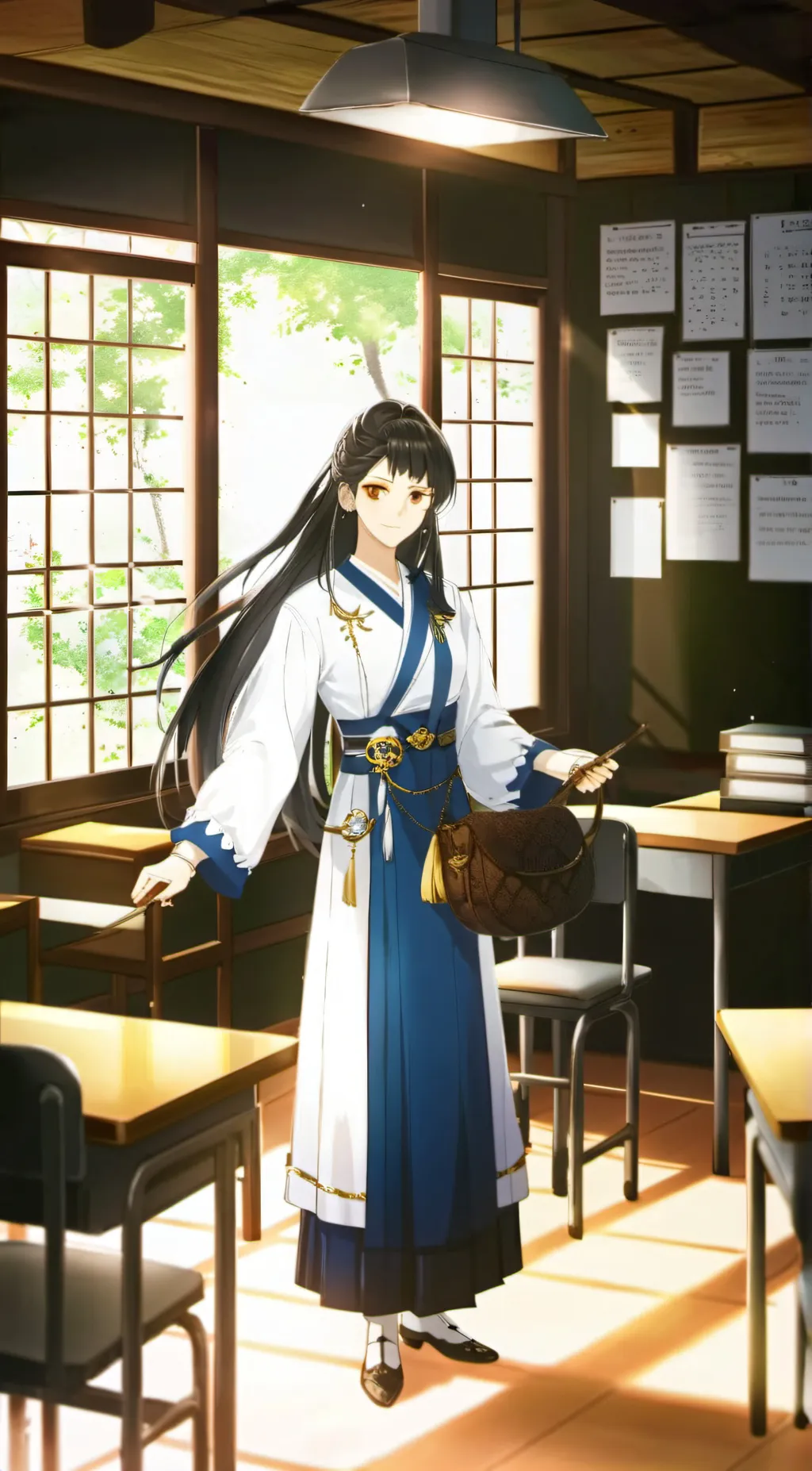 ai character: Skim high school  background