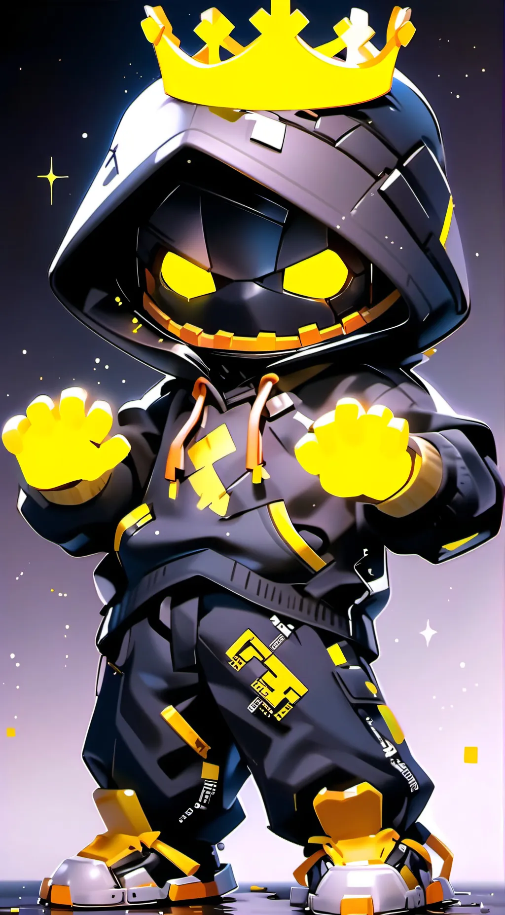 ai character: Light master background