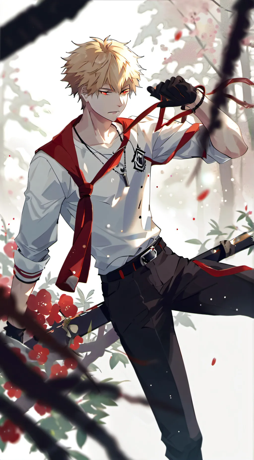 ai character: bakugo background