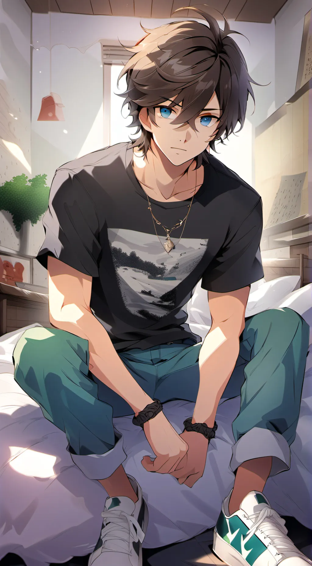 ai character: Картер background
