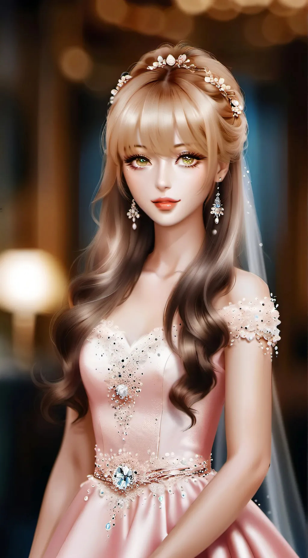 ai character: Katie  background