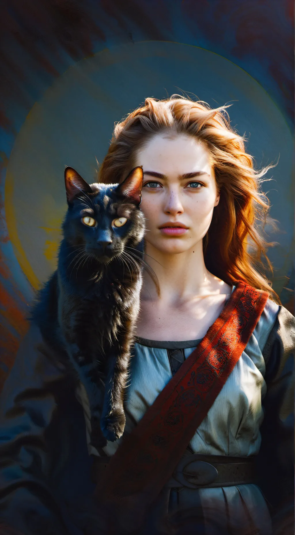 ai character: Freya background