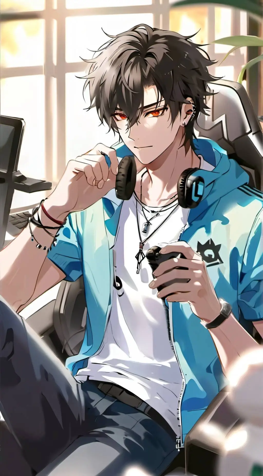 ai character: Axel background