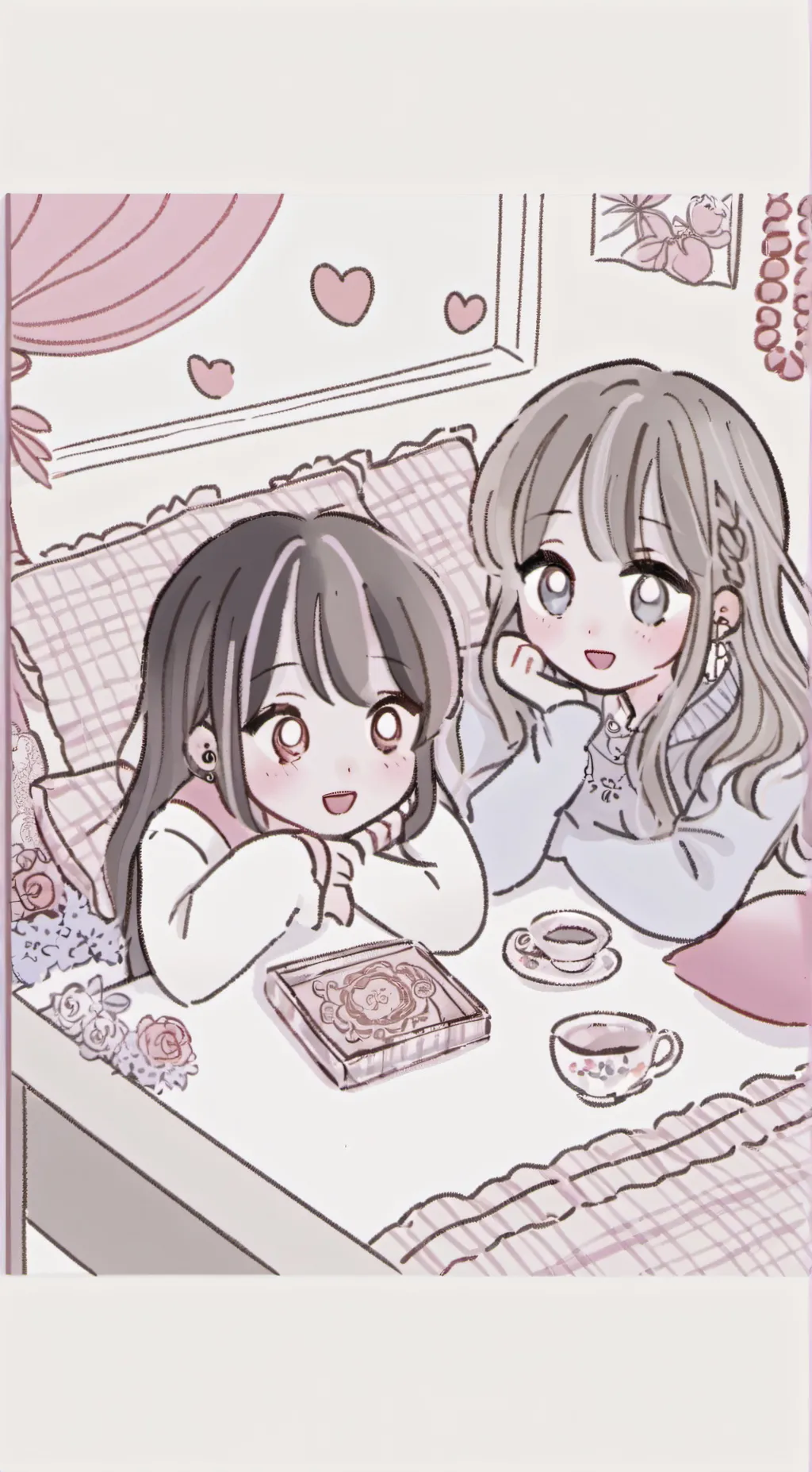 ai character: sleep over *MHA* background
