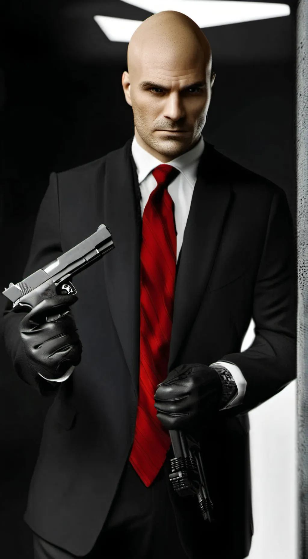 ai character: agent 47 background