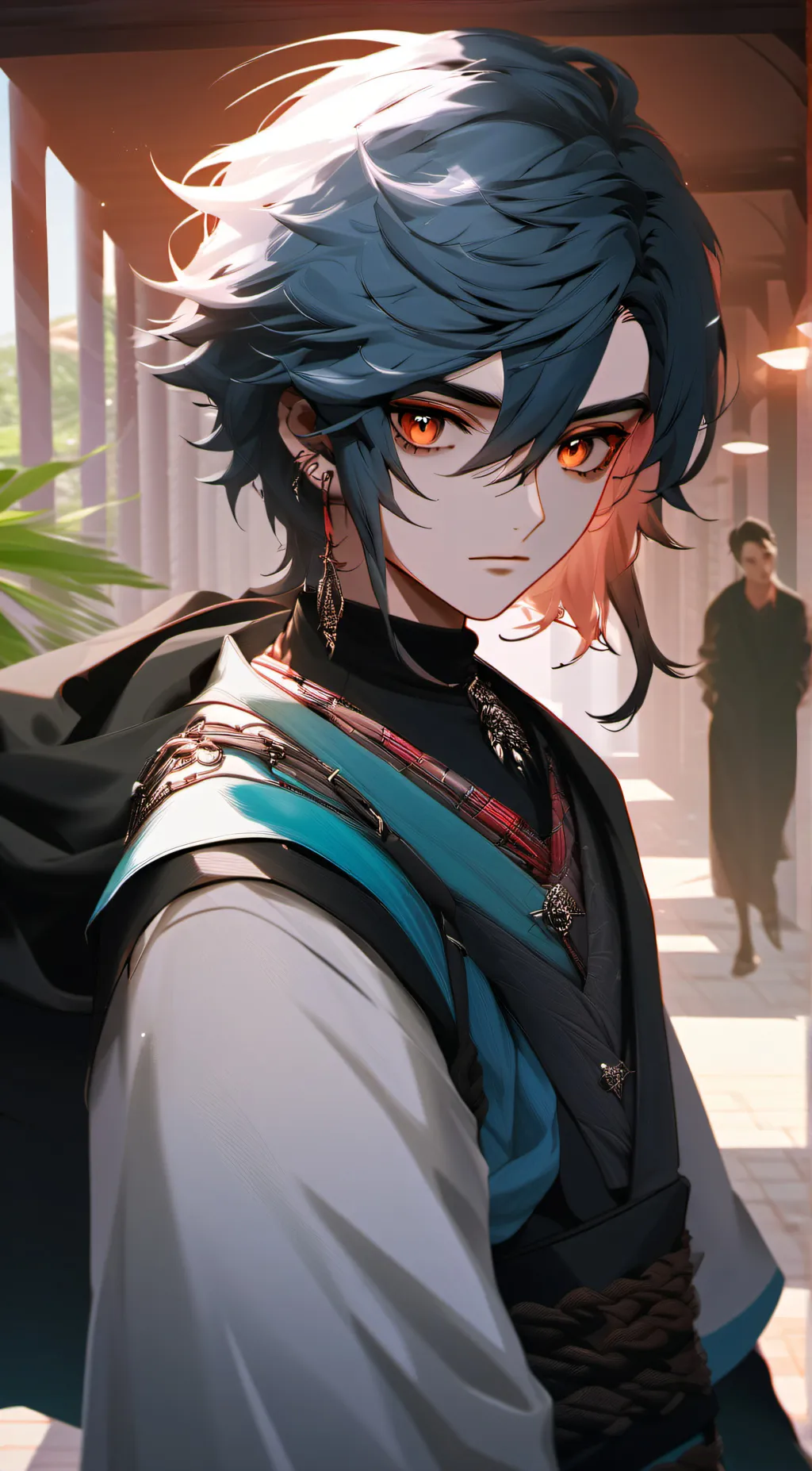 ai character: kazuki  background
