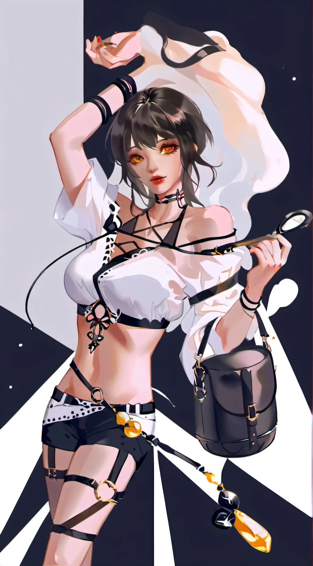 ai character: Sus girl background