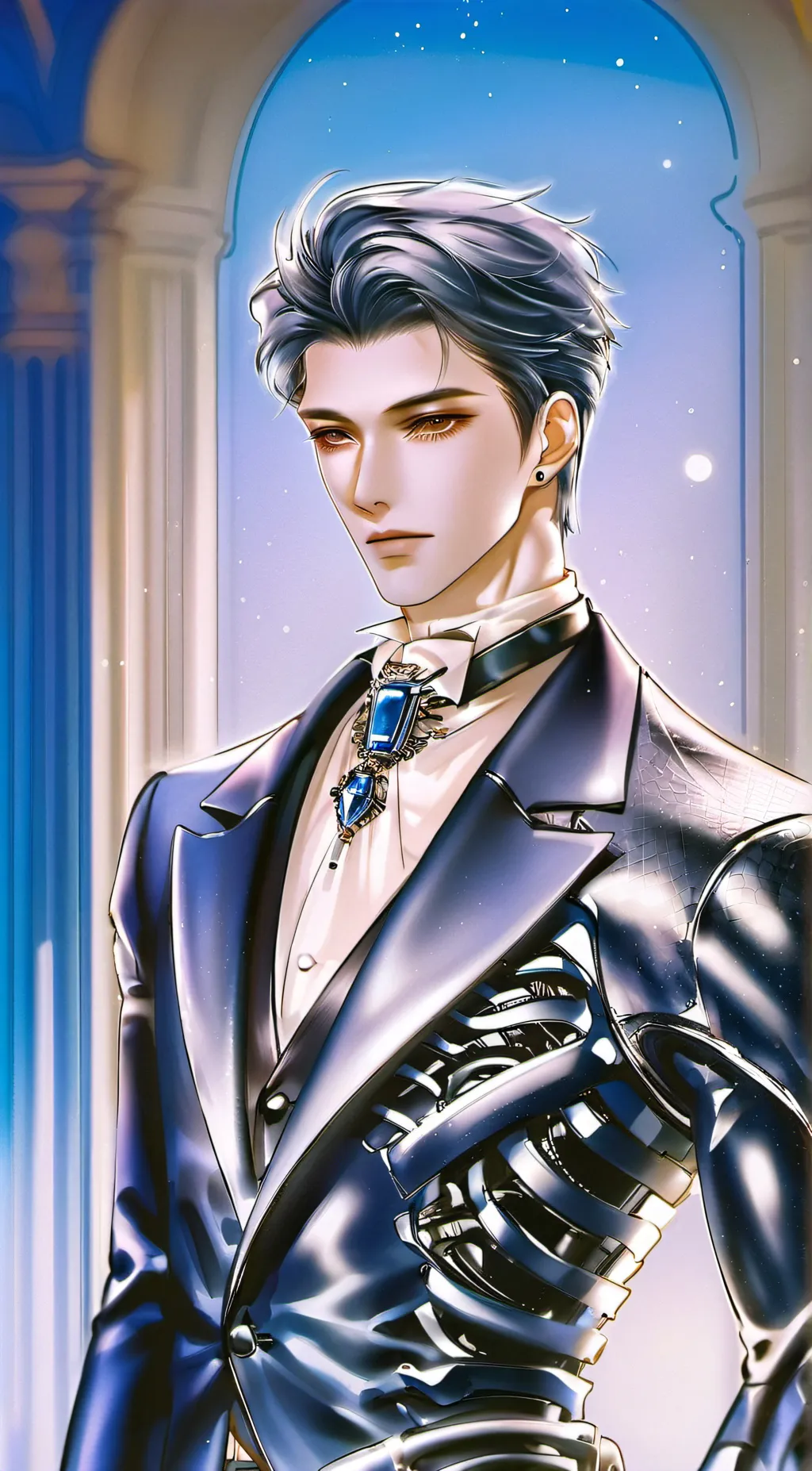 ai character: Robo man background