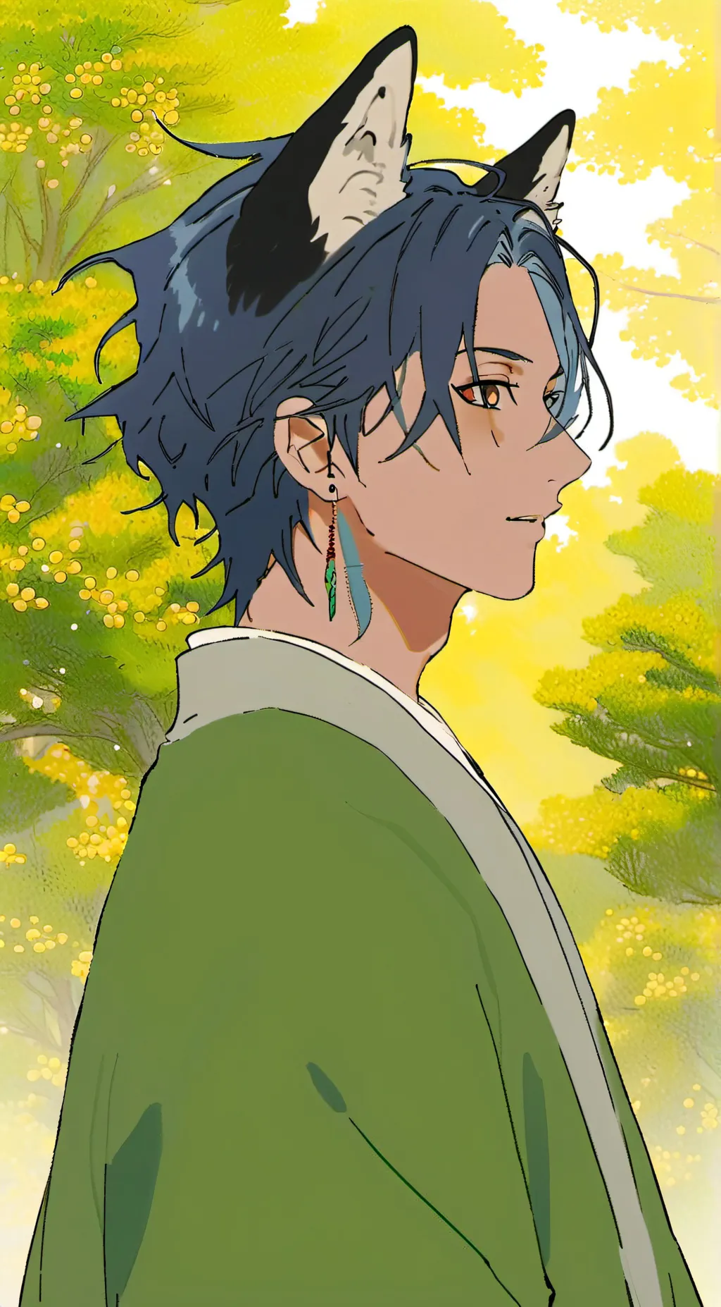 ai character: Oliver  background