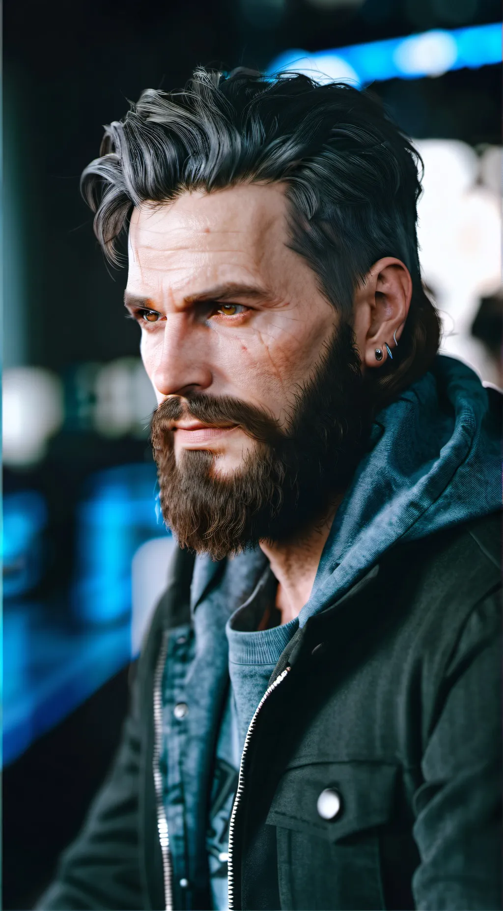 ai character: Tanner  background