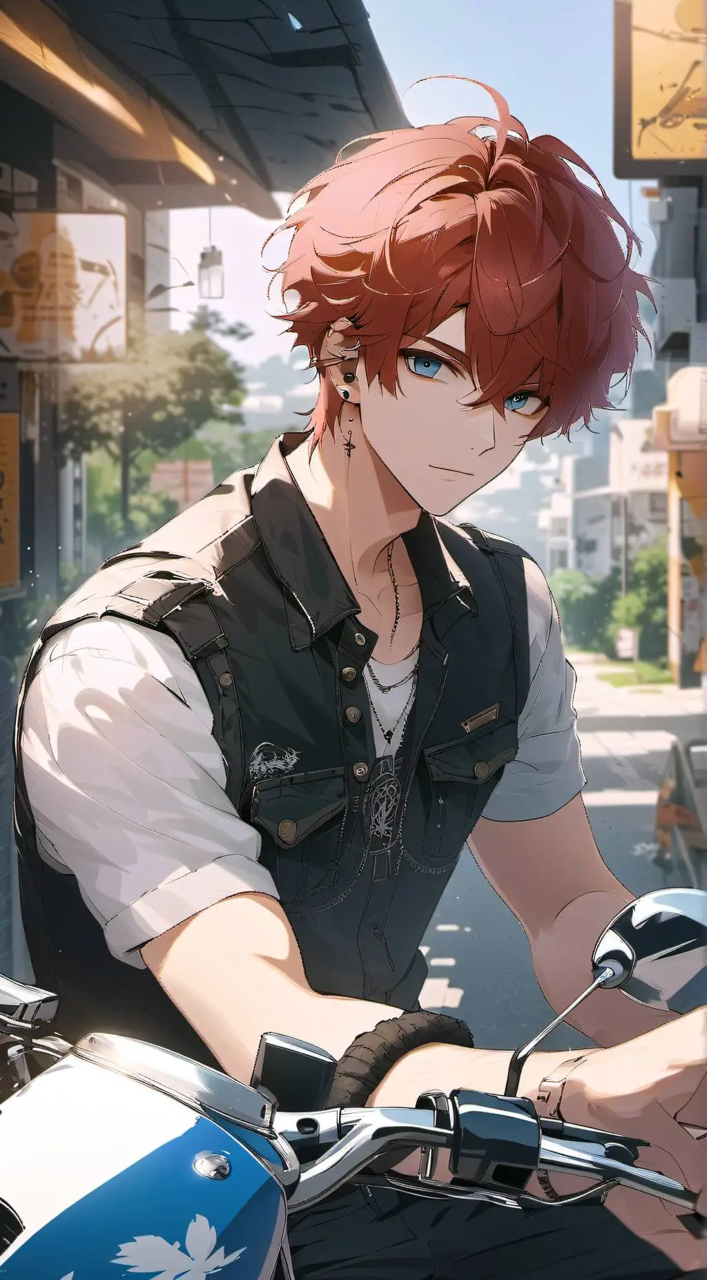 ai character: Jay Galloway  background