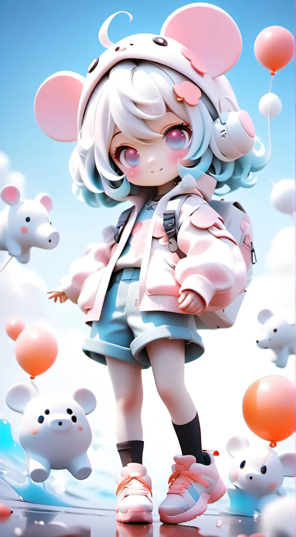 ai character: Baby Anna❤️ background