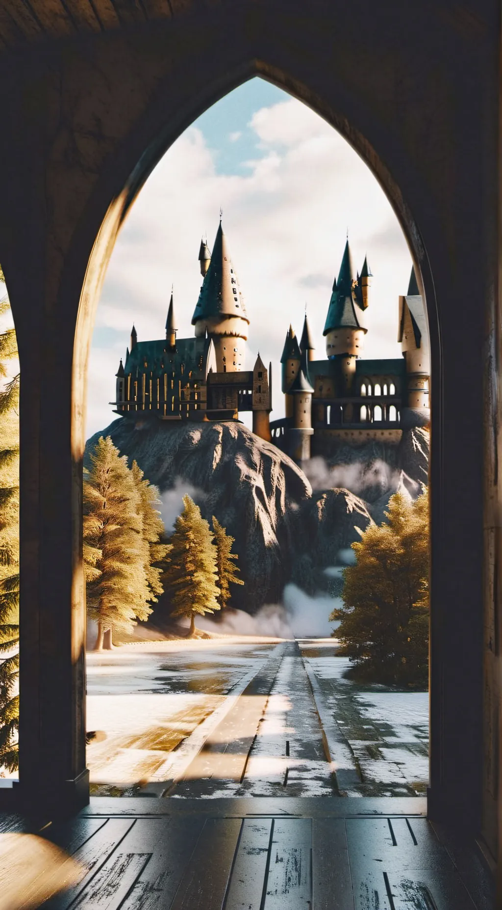 ai character: Hogwarts background