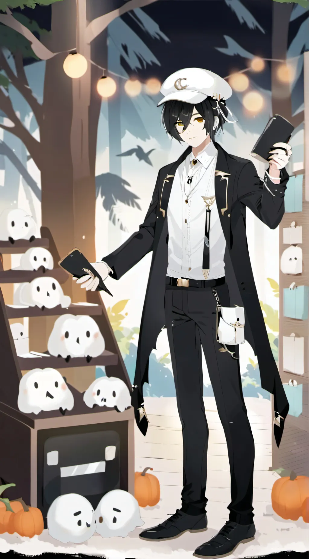 ai character: hajjajahahahaha background