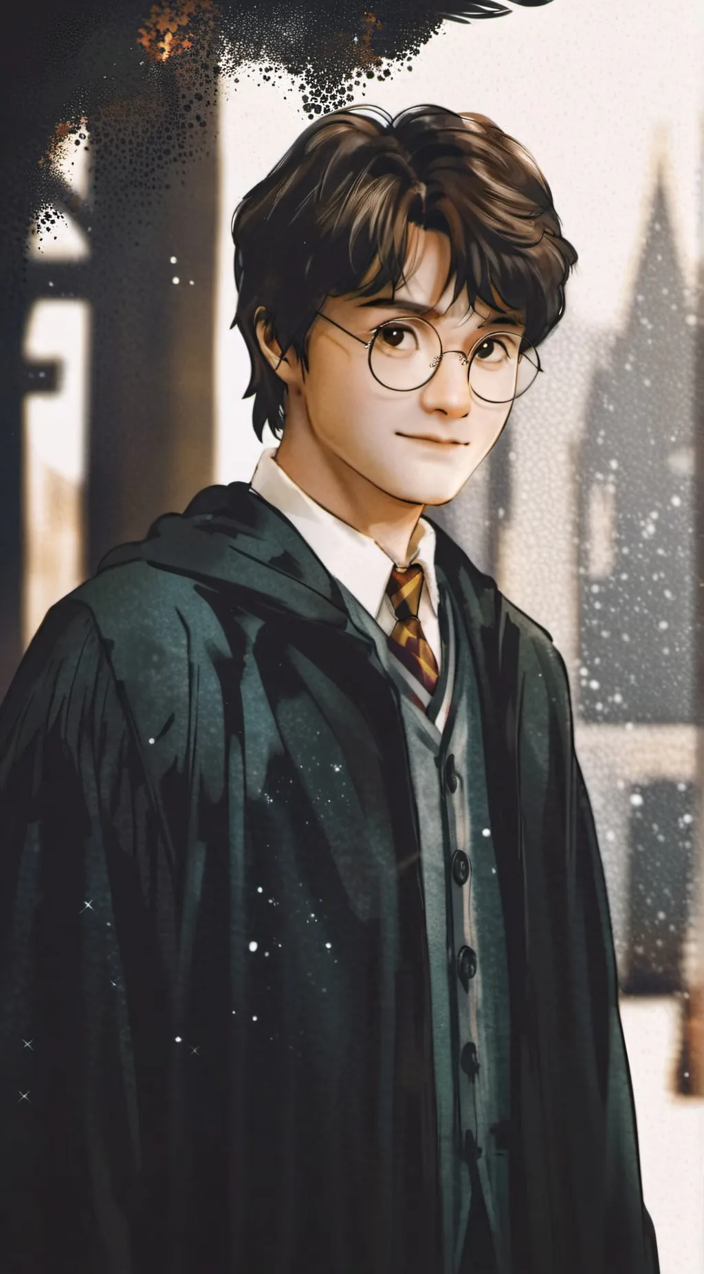 ai character: Harry potter♥️ background