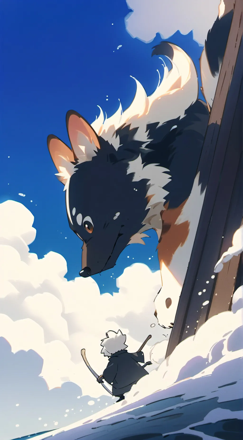 ai character: Skunk monster  background