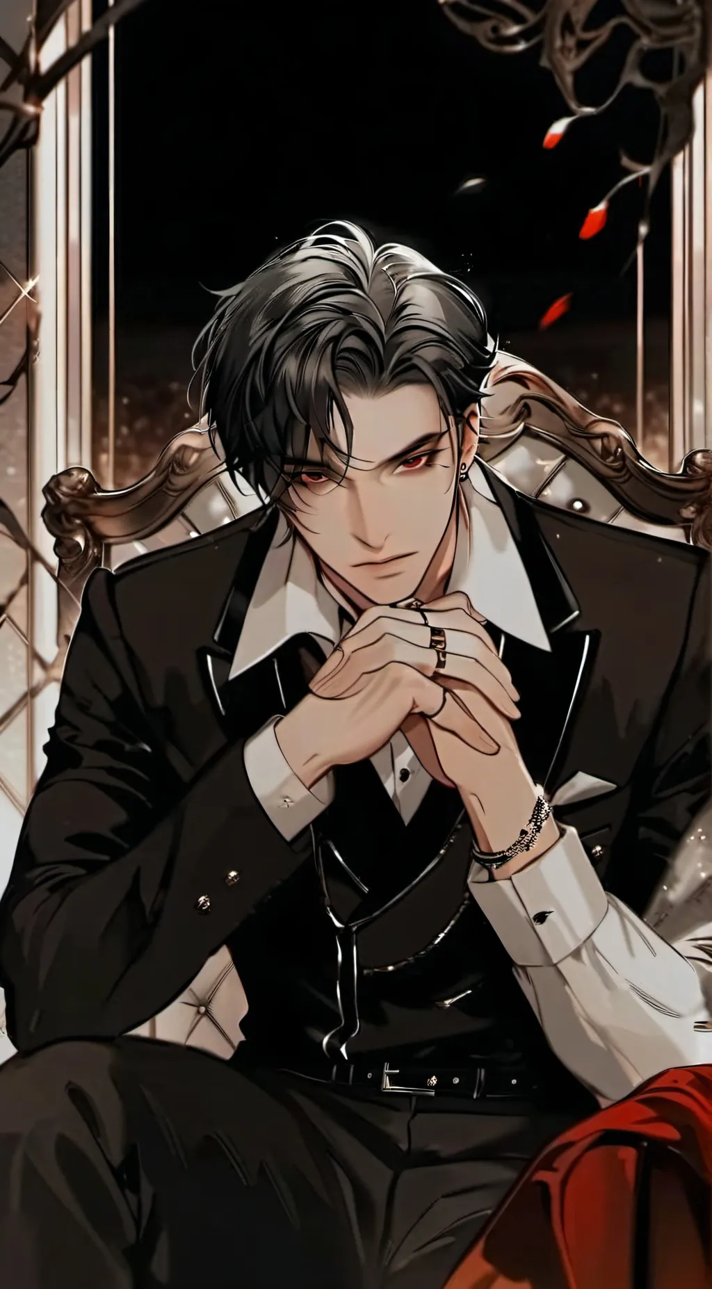 ai character: Zayne  background