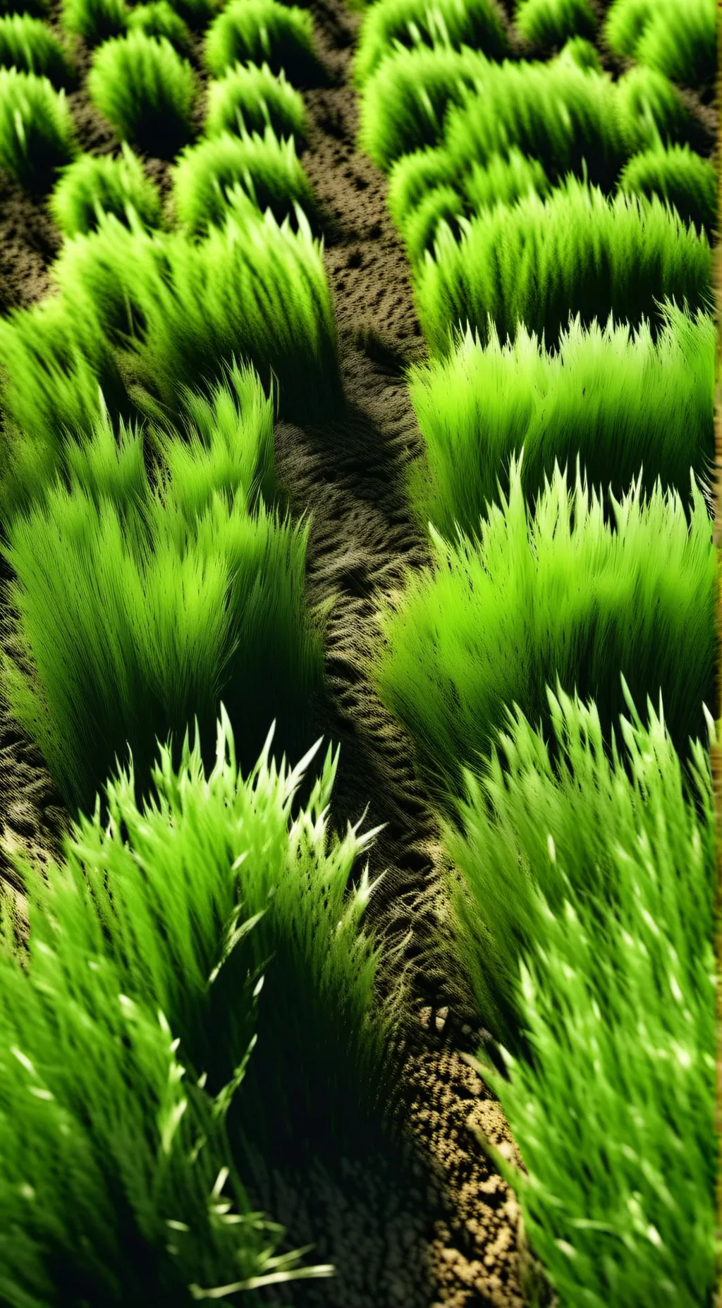 ai character: Grass  background