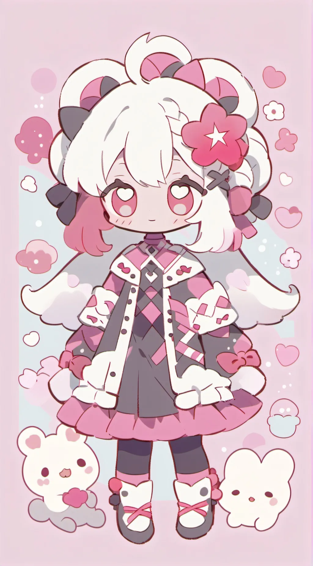 ai character: sus digital circus background