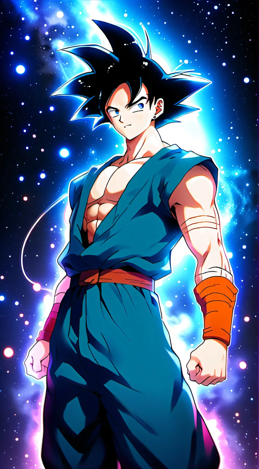 ai character: Gogeta X Vegito background