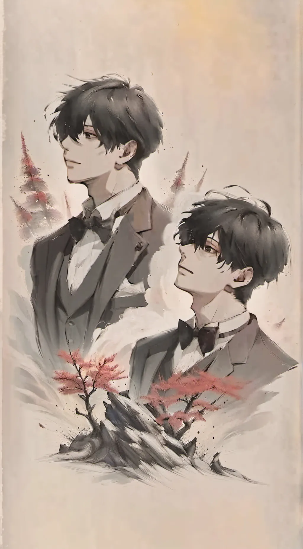 ai character: >~Asher sen~< background