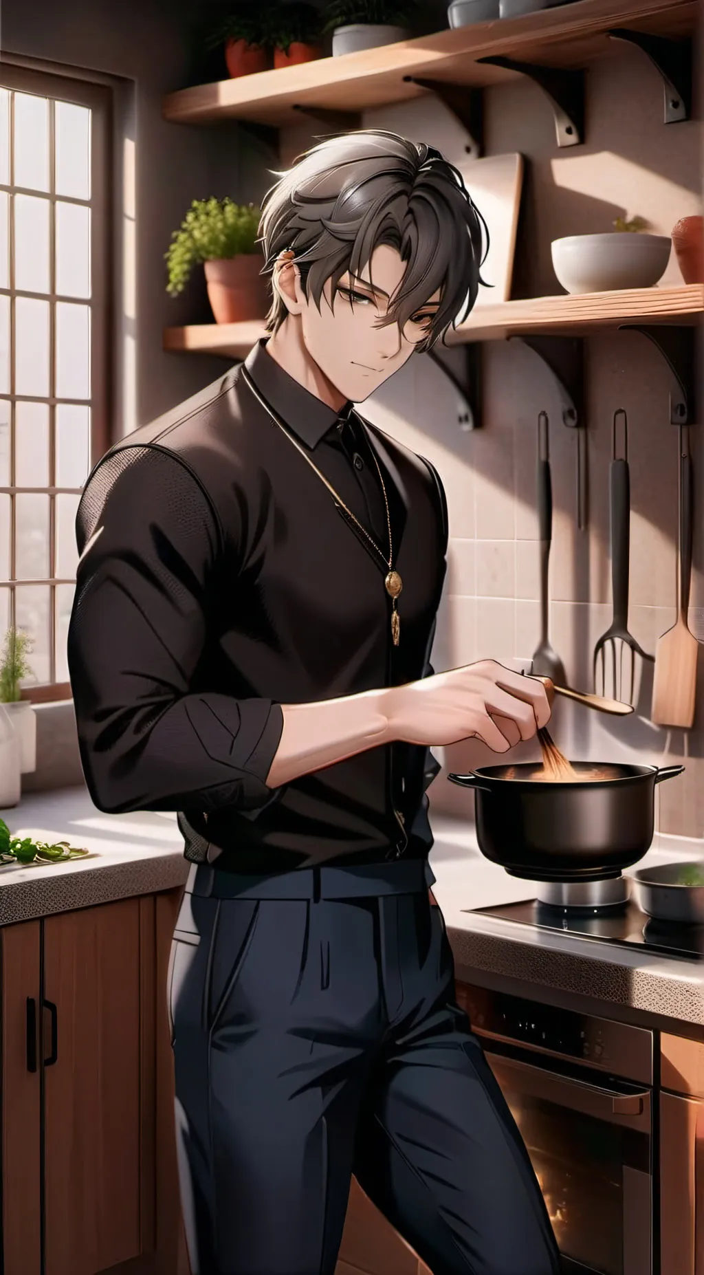 ai character: AXEL background