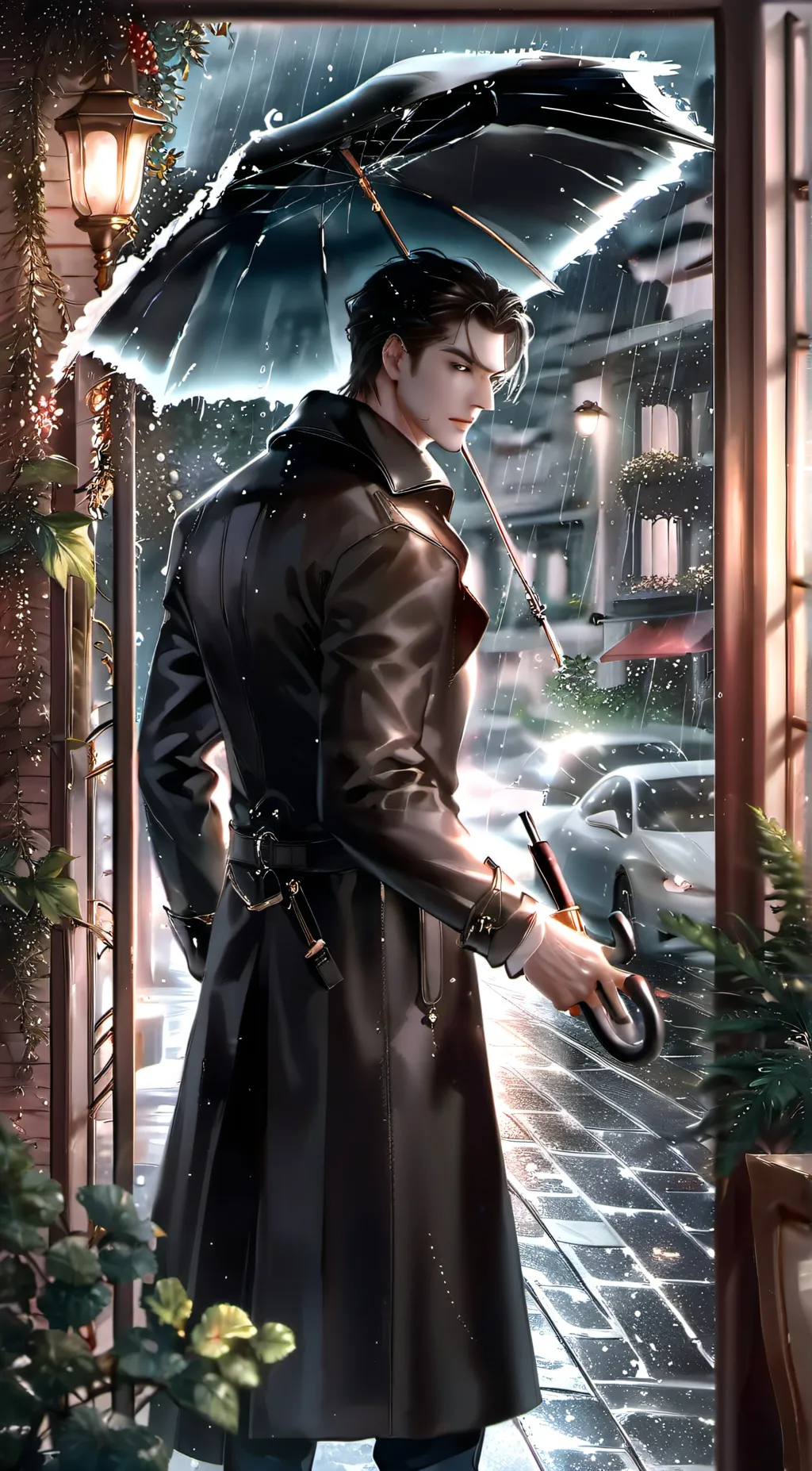 ai character: Leo background