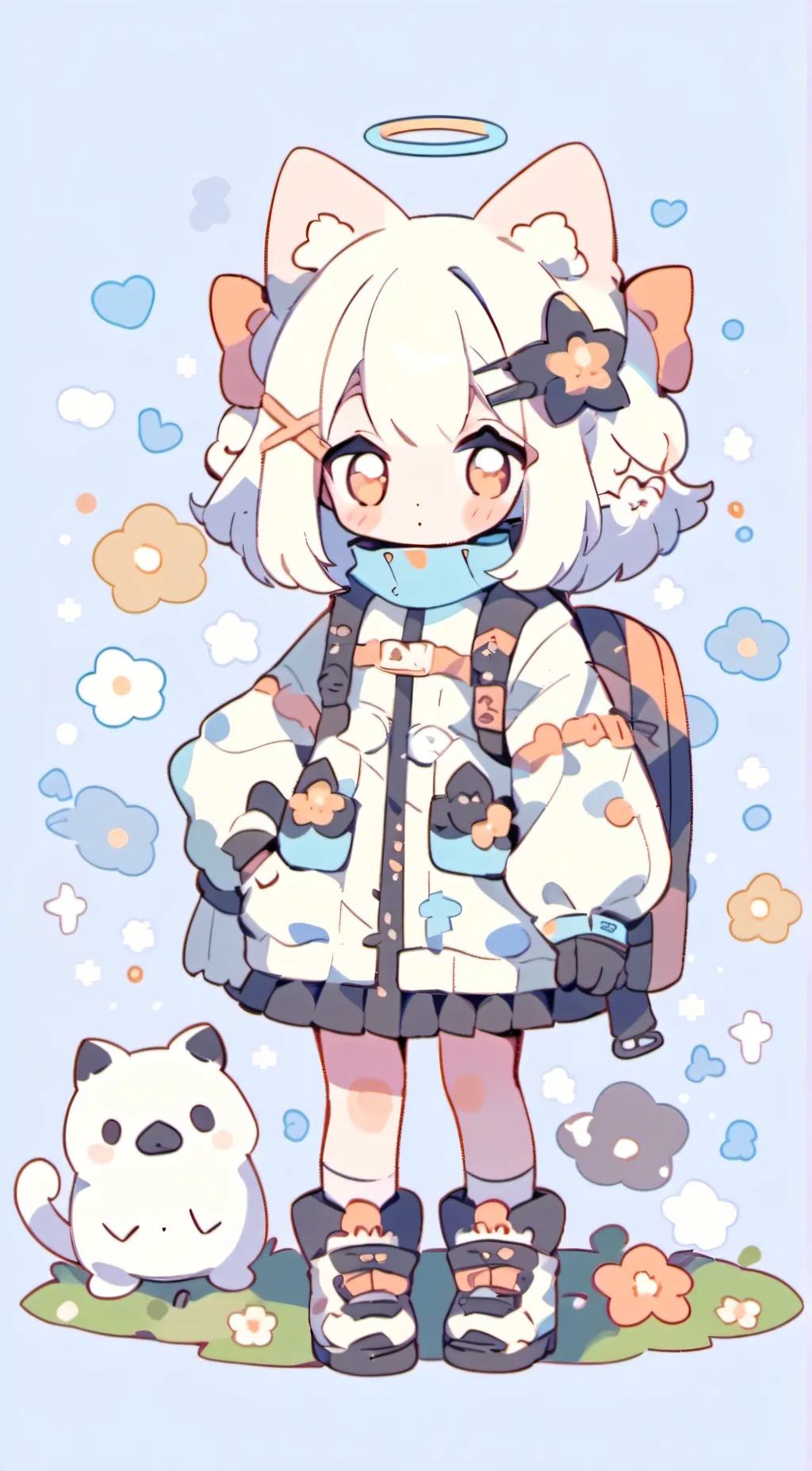 ai character: angel background