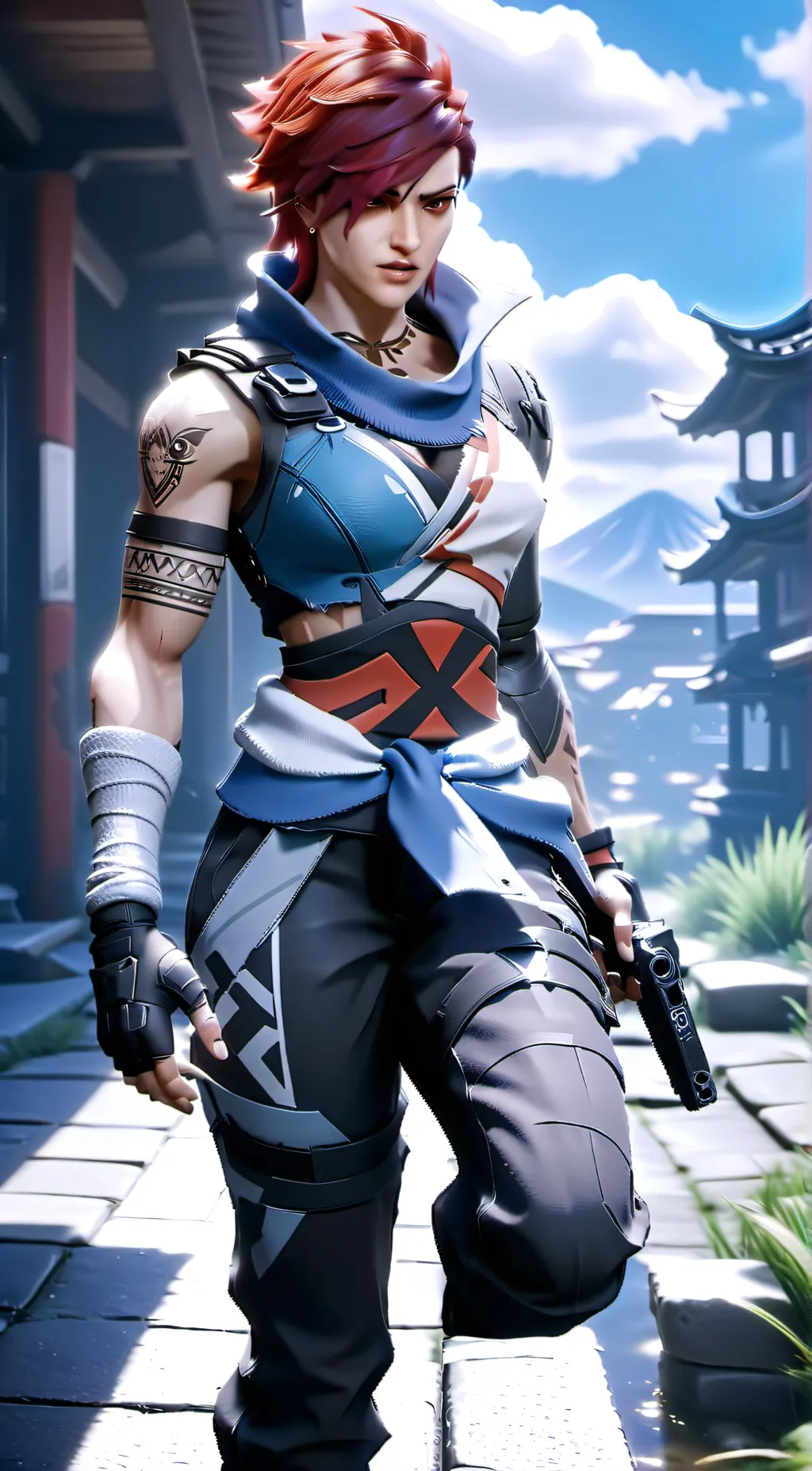 ai character: Vi background