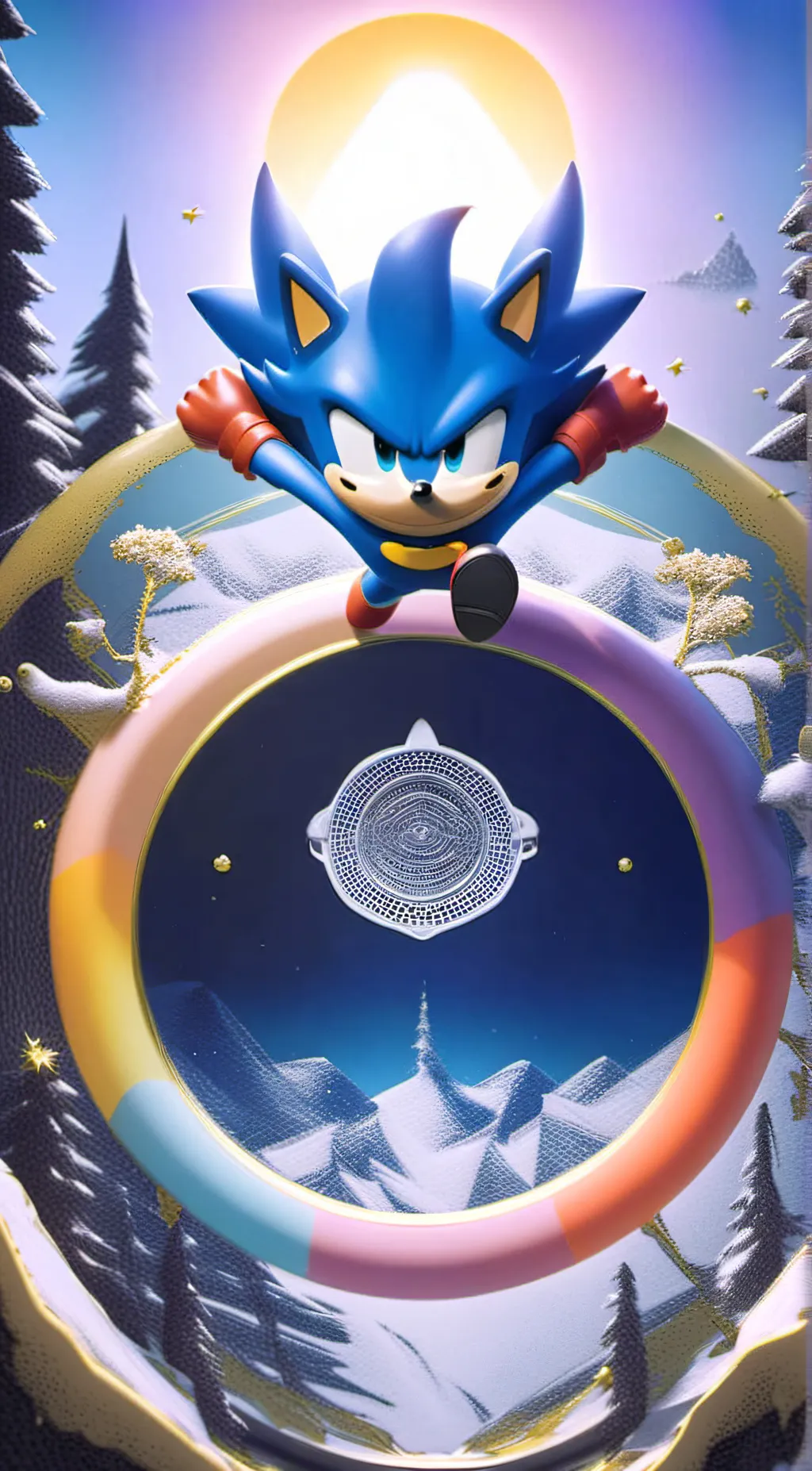 ai character: Sonic X DBZ background