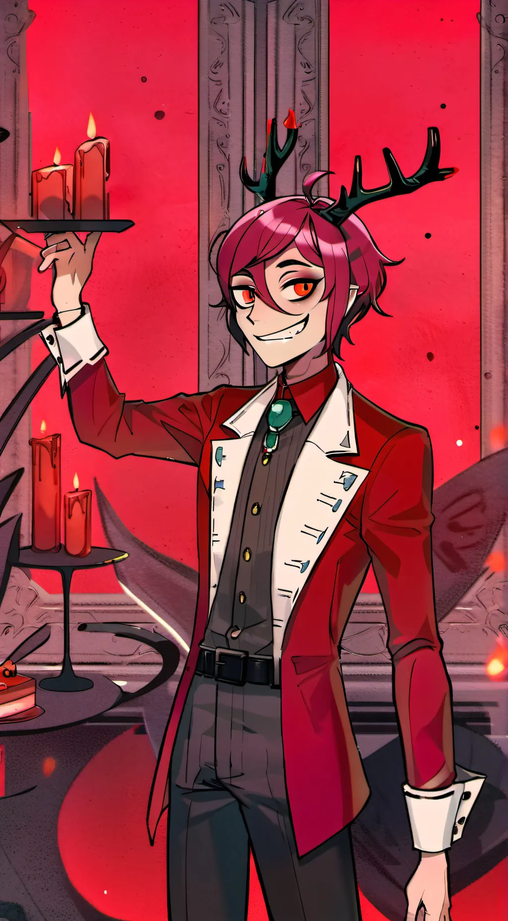 ai character: Alastor  background