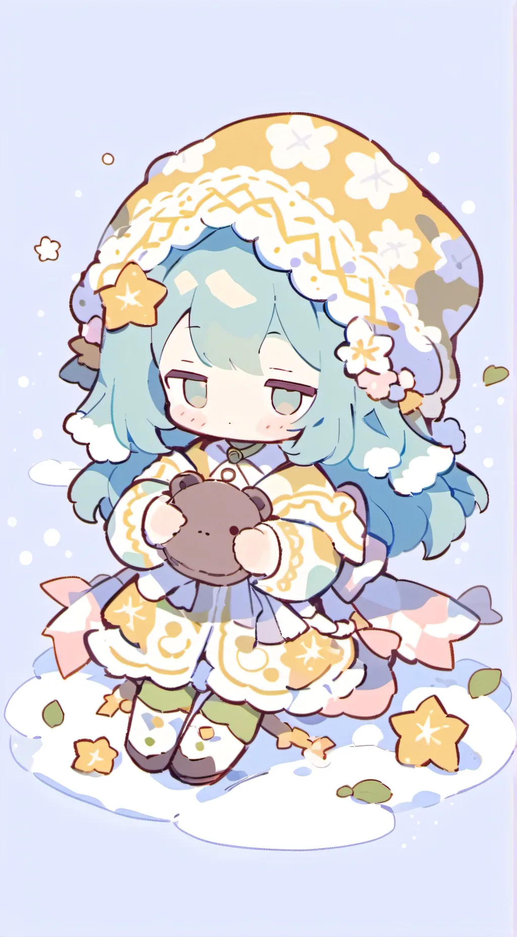 ai character: chamomile tea *oc* background